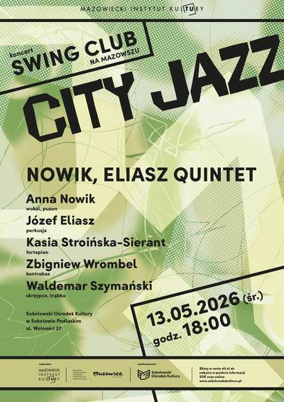 Plakat wydarzenia:  SWING CLUB - CITY JAZZ 