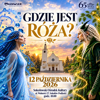 Plakat wydarzenia: GDZIE JEST RÓŻA? Musical legend Mazowsza 